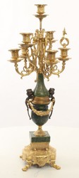 Casa Padrino Bougeoir Baroque Or / Vert 22 x 26 x H. 62,4 cm - Meubles de Style Baroque