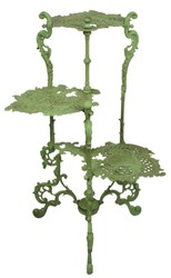 casa padrino jugendstil gusseisen garten terrassen balkon blumentisch blumenetagere deko möbel