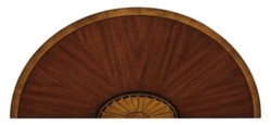 Casa Padrino Art Nouveau Mahogany Console Brown / Gold 81 x 35 x H. 83 cm - Luxury Art Nouveau Console Table