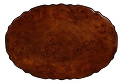 Casa Padrino Vassoio da Mogano Marrone 66,5 x 44,5 x H. 6,2 cm - Accessori da Pranzo di Lusso