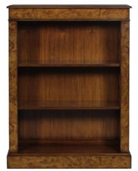Casa Padrino bibliothèque de luxe en acajou marron 91 x 31 x H. 123 cm - Meubles de Bureau de Luxe
