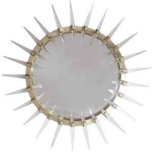 Casa Padrino luxury Art - Deco espejo oro Ø 80 cm - espejo pared - decoración salón Casa Padrino luxury Art - Deco espejo oro Ø 80 cm - espejo pared - decoración salón