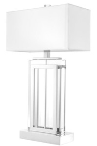 casa padrino luxus designer wohnzimmer hotel restaurant club bar büro tischleuchte tischlampe kristallglas deko accessoires möbel