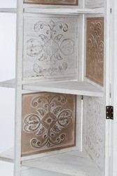 casa padrino landhausstil raumteiler paravent sichtschutz trennwand mit regalen wohnzimmer schlafzimmer hotel deko accessoires möbel