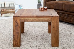 Tavolino da salotto in legno massello di design Casa Padrino natura 60 x H. 40 cm - legno massello - soggiorno tavolo da salotto Tavolino da salotto in legno massello di design Casa Padrino natura 60 x H. 40 cm - legno massello - soggiorno tavolo da salotto