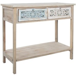 casa padrino landhausstil tannenholz konsole konsolentisch hotel wohnzimmer deko accessoires möbel  