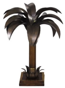 Casa Padrino lampe de table de luxe palme brun 60 x 60 x H. 78 cm - Qualité Luxe