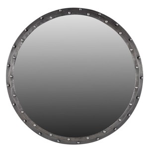 Casa Padrino Luxury Wall Mirror Silver Round 96 x H.96 cm - Luxury Collection Casa Padrino Luxury Wall Mirror Silver Round 96 x H.96 cm - Luxury Collection