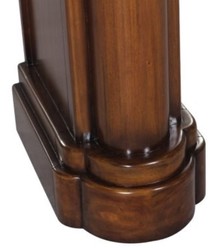 Casa Padrino appendiabiti di lusso in mogano marrone 35 x 52 x H. 192 cm - Arredamento Hotel e Ristorante