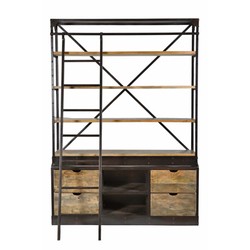 bücherschrank barock, regal barock, industial Regal Bücherregal Antik-look, designer bücherregal, designer bücherschrank, modernes bücherregal, moderner bücherschrank,