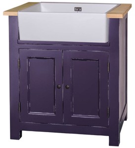 casa padrino landhausstil massivholz kiefernholz spültisch spülenschrank küchenschrank unterschrank mit 2 türen küchen möbel