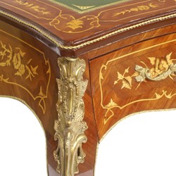 Casa Padrino Bureau baroque de luxe en acajou marqueté / Doré 155 cm - Secrétaire de style ancien mobilier de luxe Casa Padrino Bureau baroque de luxe en acajou marqueté / Doré 155 cm - Secrétaire de style ancien mobilier de luxe