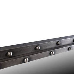 Espejo de pared de diseño Casa Padrino plateado 152 x 7 x H.92cm - espejo de salón