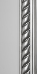 Casa Padrino Specchio da appoggio barocco in argento con bellissima cornice in cavo d'argento antico H. 180 cm - Fatto a mano