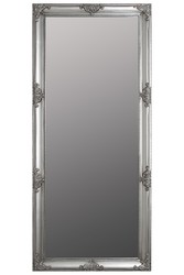 Casa Padrino Specchio barocco in argento con bellissimi ornamenti antichi H. 162 cm - Fatto a mano