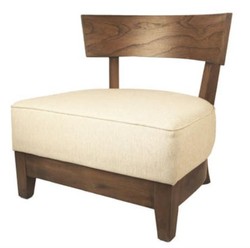 Casa Padrino Lounge Club Fauteuil Marron / Beige 73,5 x 66 x H. 74 cm - Collection de Luxe