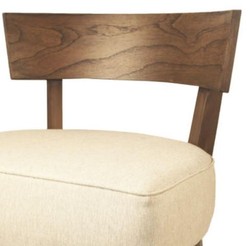 Casa Padrino Lounge Club Fauteuil Marron / Beige 73,5 x 66 x H. 74 cm - Collection de Luxe