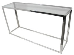 casa padrino luxus edelstahl glas konsole wohnzimmer hotel restaurant club bar büro konsolentisch möbel ladeneinrichtung