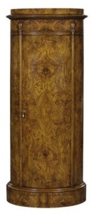 Casa Padrino Luxus Jugendstil Kommode mit Tür Hellbraun 62 x 39 x H. 145 cm - Barock & Jugendstil Möbel
