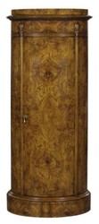 Casa Padrino cassettone Art Nouveau di lusso con anta marrone chiaro 62 x 39 x H. 145 cm - Arredo Barocco e Art Nouveau