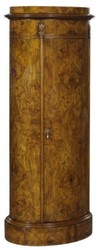 Casa Padrino cassettone Art Nouveau di lusso con anta marrone chiaro 62 x 39 x H. 145 cm - Arredo Barocco e Art Nouveau