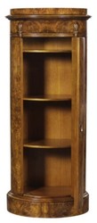 Casa Padrino cassettone Art Nouveau di lusso con anta marrone chiaro 62 x 39 x H. 145 cm - Arredo Barocco e Art Nouveau