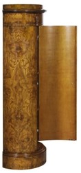 Casa Padrino cassettone Art Nouveau di lusso con anta marrone chiaro 62 x 39 x H. 145 cm - Arredo Barocco e Art Nouveau