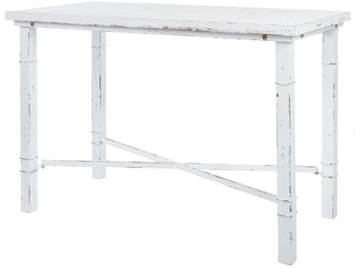 Casa Padrino Country Style Dining Table Antique White 120 x 60 x H. 80 cm - Small Shabby Chic Dining Room Table