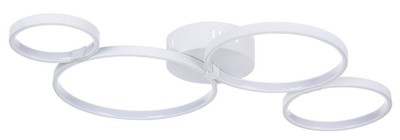 Casa Padrino ceiling and wall lamp white 74 x 44 x H. 7 cm - Modern LED Light