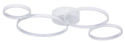 Casa Padrino ceiling and wall lamp white 74 x 44 x H. 7 cm - Modern LED Light