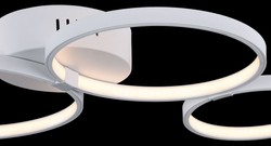 Casa Padrino ceiling and wall lamp white 74 x 44 x H. 7 cm - Modern LED Light