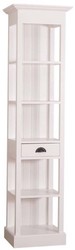 Casa Padrino Country Style Shelf Cabinet with Drawer White 50 x 39 x H. 197 cm - Country Style Furniture