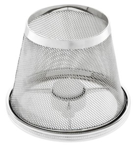 Casa Padrino paralume portacandele di lusso argento Ø 16 x H. 13,5 cm - Accessori Hotel e Ristoranti