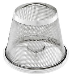 Casa Padrino luxury tealight holder lampshade silver Ø 16 x H. 13.5 cm - Hotel & Restaurant Accessoires