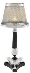 Casa Padrino luxury tealight holder lampshade silver Ø 16 x H. 13.5 cm - Hotel & Restaurant Accessoires