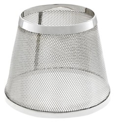 Casa Padrino luxury tealight holder lampshade silver Ø 16 x H. 13.5 cm - Hotel & Restaurant Accessoires