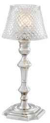 Casa Padrino paralume portacandele tealight in vetro trasparente Ø 15 x H. 12,5 cm - Accessori di Lusso