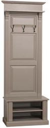 Casa Padrino armoire de style campagnard olive gris 79 x 41 x H. 210 cm - Armoire de Style Campagnard