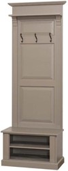 Casa Padrino armoire de style campagnard olive gris 79 x 41 x H. 210 cm - Armoire de Style Campagnard