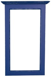 Casa Padrino specchio cornice stile country antique blue 65 x 8 x H. 100 cm - Mobili Stile Country Shabby Chic