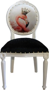 Casa Padrino Barock Luxus Esszimmer Stuhl Flamingo Rahmen Weiß Baroque Luxury Chair Chairs Furniture Interior Möbel Casa Padrino Barock Luxus Esszimmer Stuhl Flamingo Rahmen Weiß Baroque Luxury Chair Chairs Furniture Interior Möbel