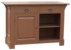 Casa Padrino table de comptoir de style campagnard marron 140 x 68 x H. 95 cm - Meubles de Style Campagnard 