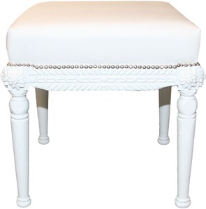 antike möbel, sitzhocker in weiss, barock hocker silber, barock wohnzimmer, barock stuhl, barock sessel hocker, barock hocker, barock sitzhocker, antiker sitzhocker, hotel möbel, casa padrino sitzhocker, antike möbel,