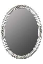 Casa Padrino Baroque miroir mural ovale argent hauteur 77 cm, largeur 57 cm - noble et somptueux - look vintage - fait à la main Casa Padrino Baroque miroir mural ovale argent hauteur 77 cm, largeur 57 cm - noble et somptueux - look vintage - fait à la main