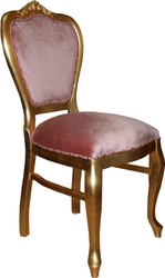 Casa Padrino Luxury Baroque Chaise de salle à manger Rose / or - Luxury Quality Casa Padrino Luxury Baroque Chaise de salle à manger Rose / or - Luxury Quality