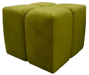 Casa Padrino Tabouret de Luxe Vert 60 x 60 x H. 50 cm - Meubles de Salon
