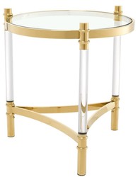 Casa Padrino table d'appoint de salon or Ø 50 x H. 55 cm - Collection Luxe