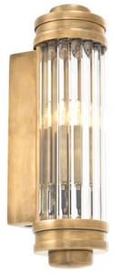 Casa Padrino applique murale en laiton vintage 7 x 10 x H. 26 cm - Hotel & Restaurant Lamp