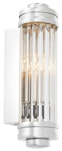 Casa Padrino applique murale en argent 7 x 10 x H. 26 cm - Hotel & Restaurant Lamp