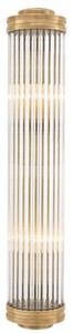 Casa Padrino Wandleuchte / Wandlampe Vintage Messing 11 x 14 x H. 60 cm - Luxus Kollektion